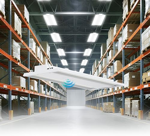 Miniatura 11 de Luz LED Lineal de Alta Bahía para Tienda 210W, Área de Iluminación Central Más Grande, 31500LM, 120-277V, 0-10V, 5000K, Luces LED Lineales de Alta