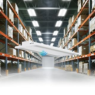 YXL LED Linear High Bay Shop Light 210W, Larger Central Lighting Area, 31500LM, 120-277V, 0-10V, 5000K, Commercial Linear High Bay Led Shop Lights for Warehouse Industrial Garage Workshops, UL - Amazon product rated Grade A