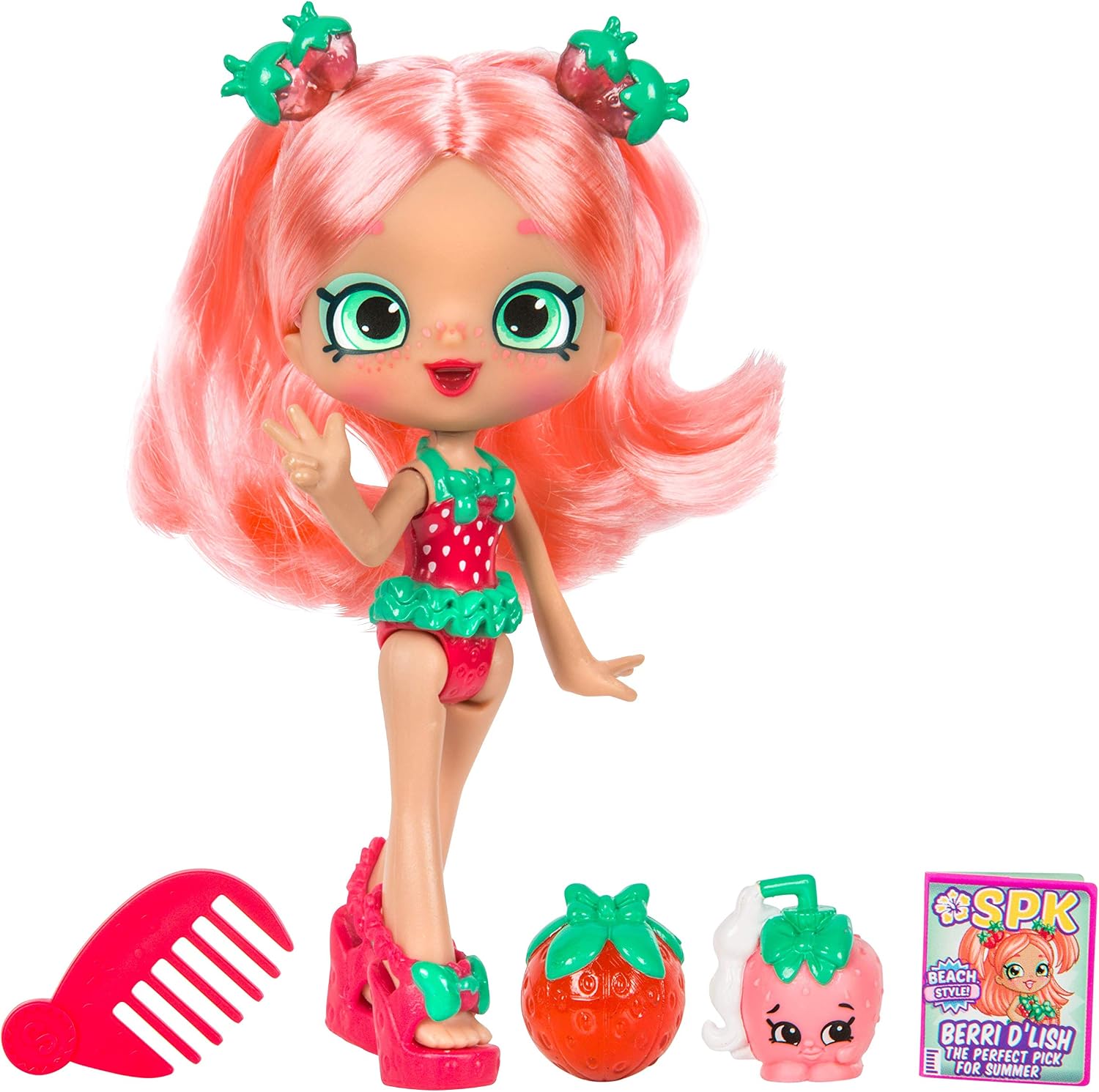 5" Shoppie Doll with Matching Shopkin & Accessories, Berri D'lish