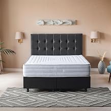 Ottomanson Queen 11" Safari Firm Hybrid Mattress - Made in USA - Unyielding Support & Durability - Individually Pocketed Coils & CertiPUR-US Foam - Fiberglass-Free - Bed in a Box