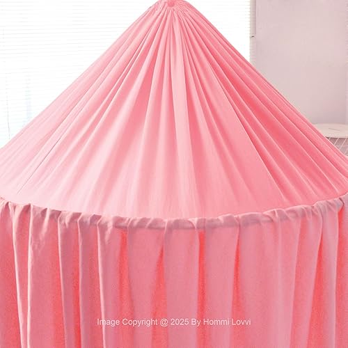 Miniatura 5 de Toldo de cama para niñas, toldo de princesa para cama de niñas, toldo para cuna de guardería para decoración de habitación de niños, toldo colgante