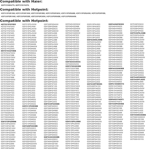 Miniatura 8 de WD28X27241 - Kit de soporte para lavavajillas y rodillos compatible con GEHaierHotpoint, ruedas inferiores de repuesto para WD12X10439, WD12X10446,
