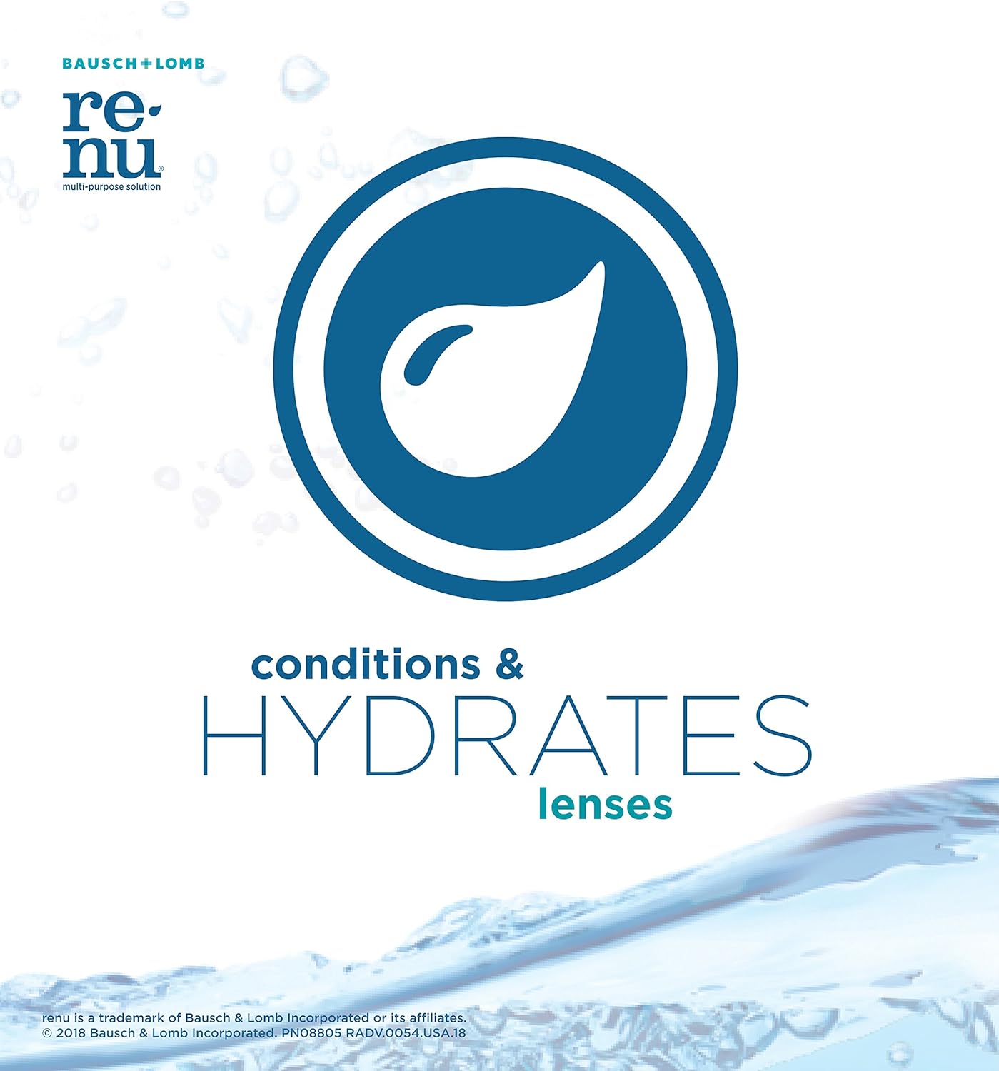 Contact Lens Solution by Renu, Advanced Formula, 12 Fl Oz (Pack of 2) : Health & Household