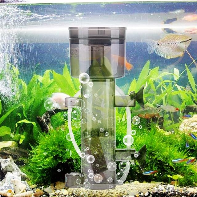 Foto 5 de 8 de Skimmer de Proteína de Acuario Colgando de Bomba Filtro de Agua Filtro de Tanque de Agua Interna para Acuario…