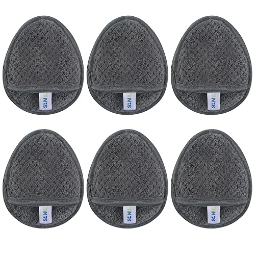 Miniatura 8 de SINLAND Almohadillas desmaquillantes reutilizables para cara, ojos, labios, microfibra suave para todo tipo de piel, amigables con removedor de