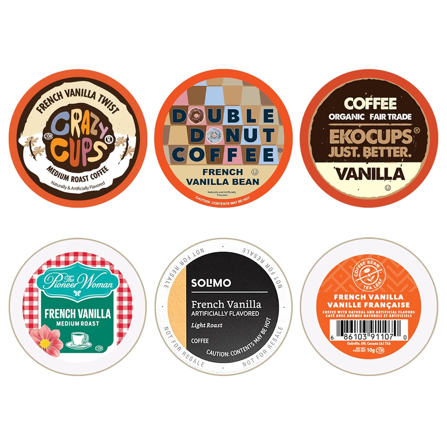 Perfect Samplers French Vanilla Coffee Pods Variety Pack