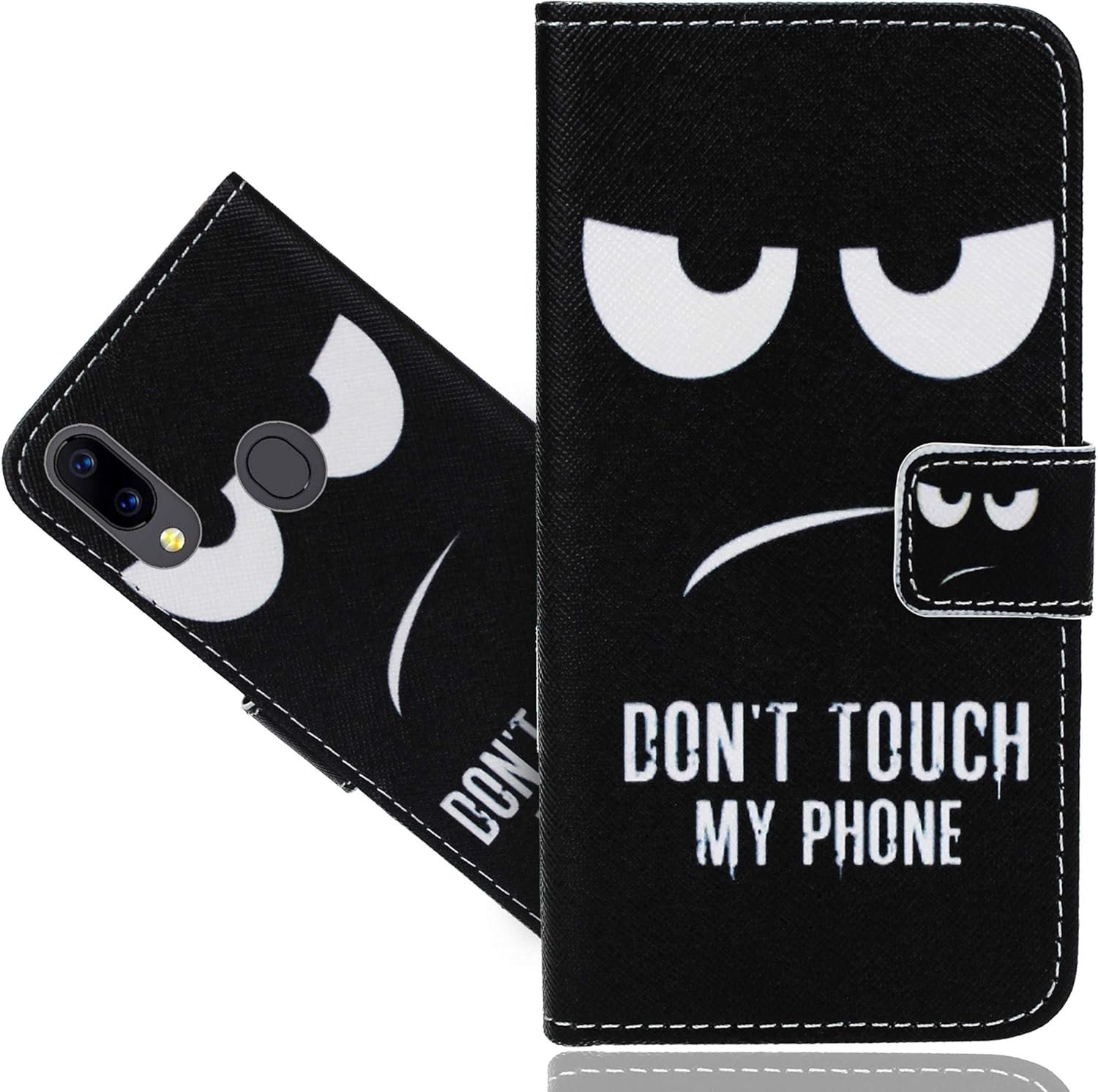 Stylish Leather Wallet Case with Kickstand for Togo Ubuy