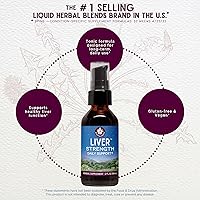 Vista 3 de WishGarden Herbs Tónico de fuerza hepática - Suplemento de apoyo hepático a base de plantas con bardana, raíz de diente de león y raíz de muelle