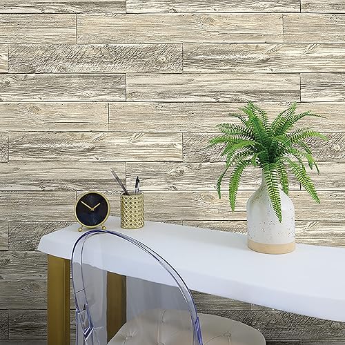 Miniatura 2 de Papel tapiz para despegar y pegar, papel tapiz de espiga para dormitorio, tocador, cocina, autoadhesivo, vinilo, cobertura de 30.75 pies cuadrados