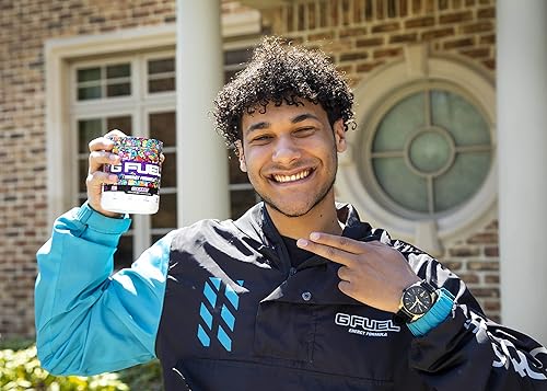 Vista 77 de GAMMA LABS G Fuel Blue Ice Energy Powder, sin azúcar, suplemento de enfoque de cafeína limpia, sabor a frambuesa azul, amino focal, mezcla