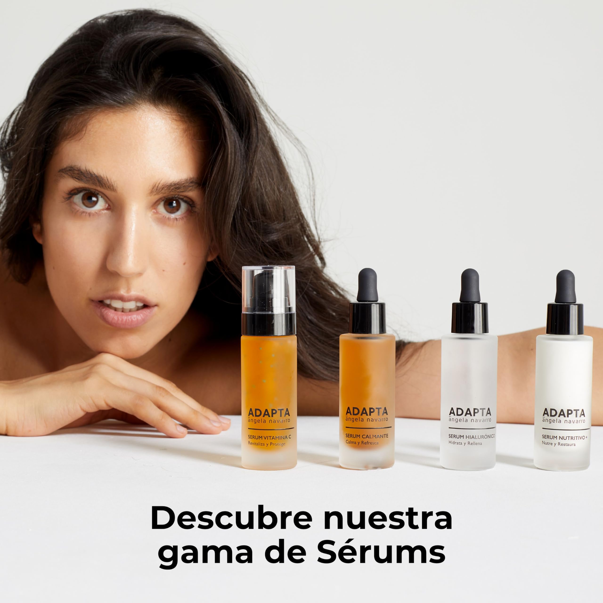 ADAPTA Cosmetics Sérum Vitamina C Triple Función: Antioxidante, Estimulante y Antimanchas, Plus de Luminosidad Facial, Refuerza Colágeno e Inhibe Melanina - Cosmética Vegana Sin Perfumes 30 ml