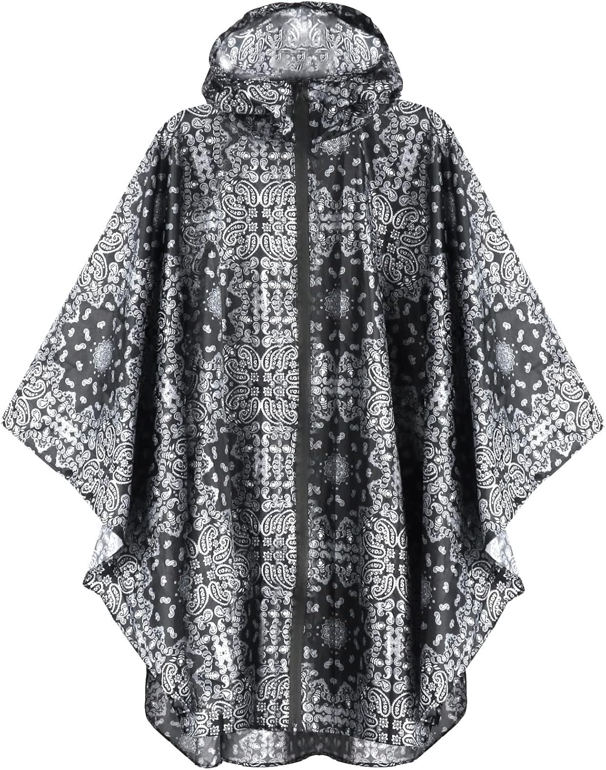 IBOPUXIU Wasserdichter Regenponcho - Atmungsaktiv & Wiederverwendbar