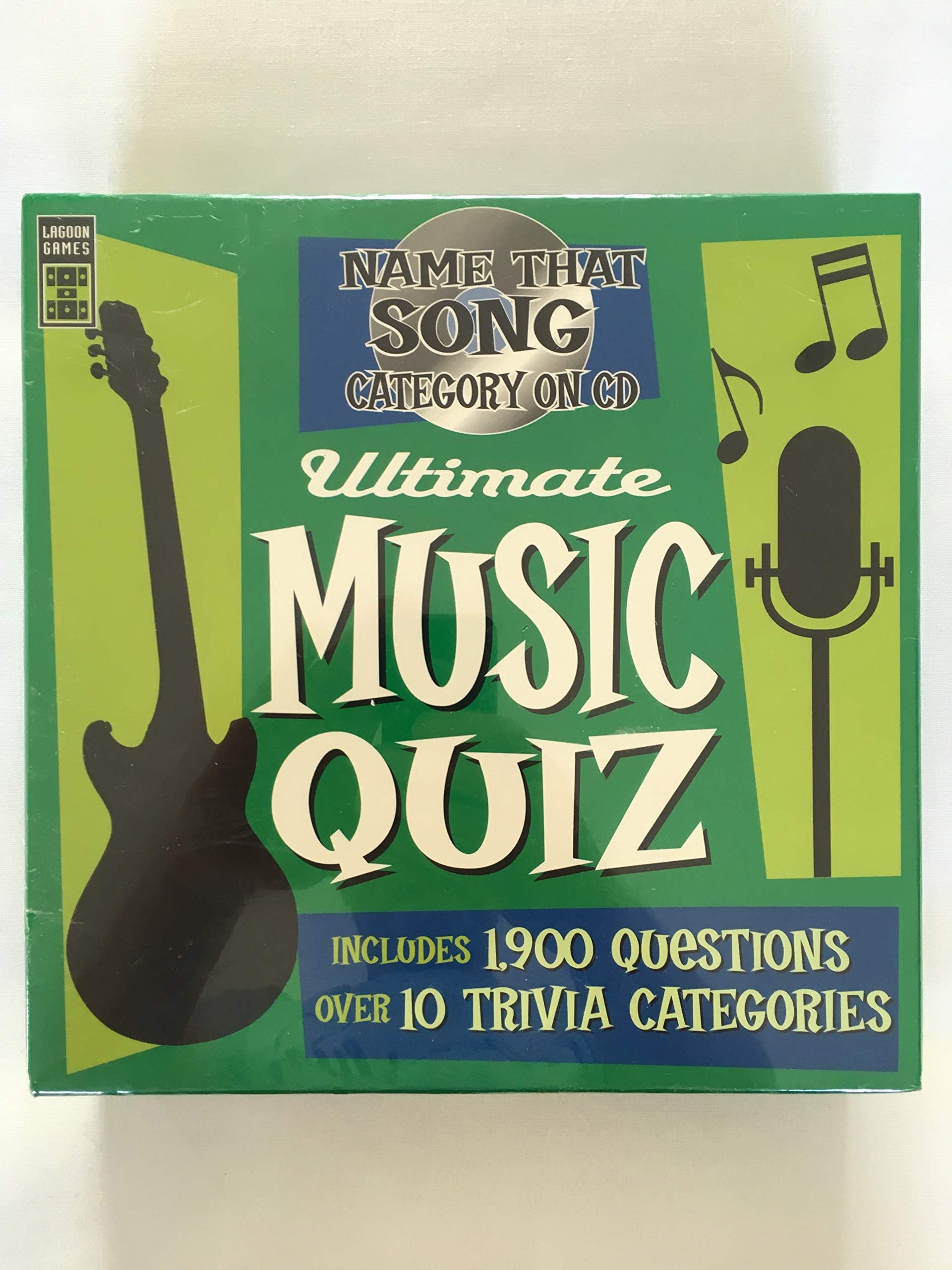 Ultimate Music Quiz - Name That Song Category On CD - Includes 1,900 Questions Over 10 Trivia Categories by Lagoon Games