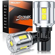 SEALIGHT t16 led バックランプ 爆光 後退灯 912 921 6500K 無極性 耐熱性 led バックランプ 抵抗内蔵 電球 バルブ バックライト 車検対応 T16/T15 906 904 922 W16W 超高輝度 ハイフラ防止 自動車用 2個入り