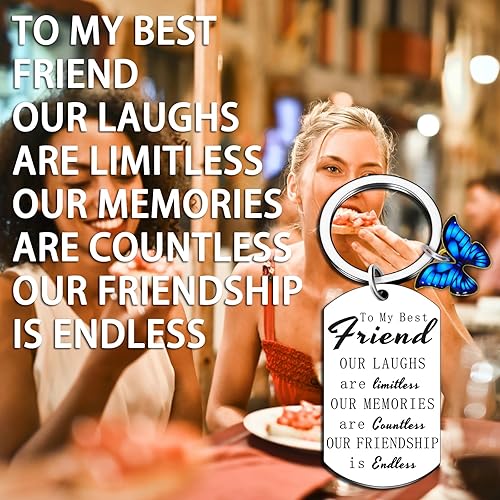 Miniatura 6 de Regalos de amistad para mujeres, amigas, mejores amigas, regalos de cumpleaños, regalo de amistad, llavero de amistad para mujeres, amigas, mejores