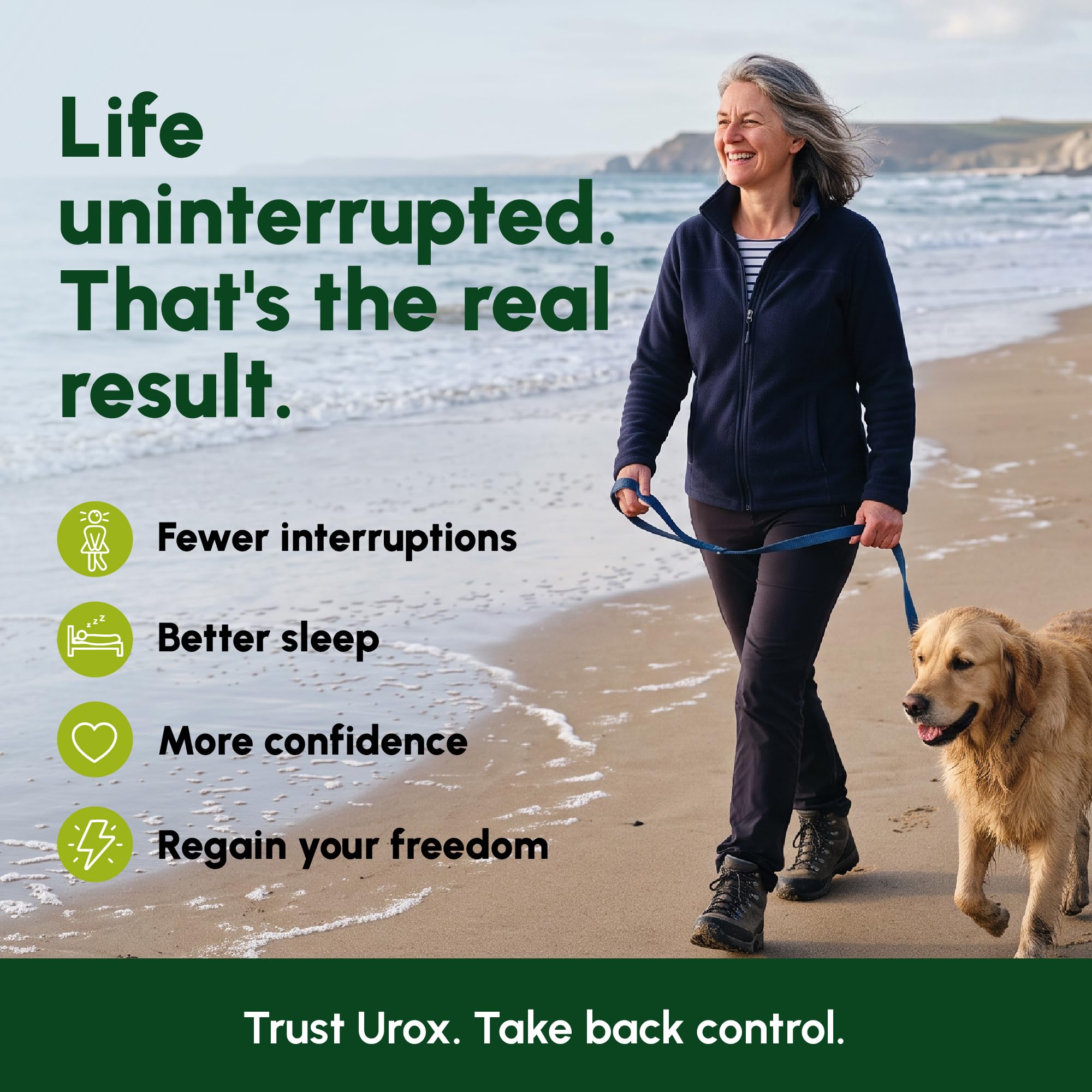 UROX Bladder Control Supplement for Women & Men, 60 Capsules — Amazon image 6