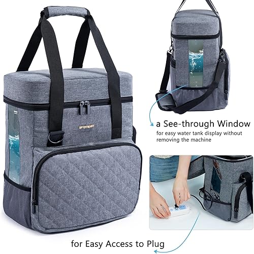 Miniatura 2 de SFYBYHEART Estuche de transporte compatible con Baby Brezza Formula Pro Advanced Formula Pro - Bolsa de transporte para mezclador de fórmula para