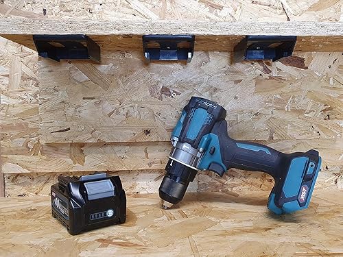 Miniatura 4 de StealthMounts Soporte de batería compatible con Makita 40V (paquete de 6) - Soportes de batería negros  Fabricado en el Reino Unido