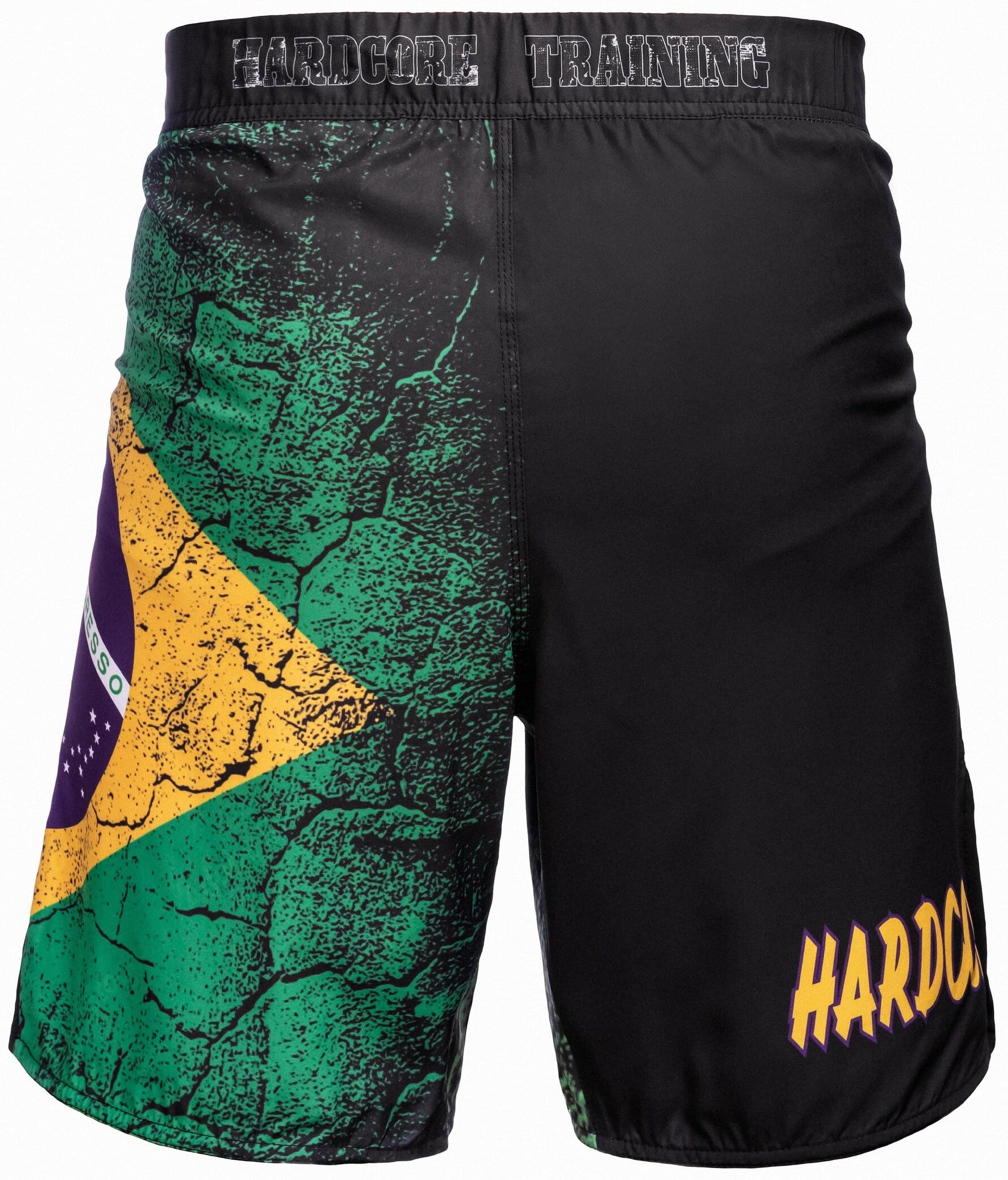 HARDCORE TRAINING Pantalones Cortos Hombre MMA Shorts de Entrenamiento para BJJ Boxeo Grappling Fitness No Gi
