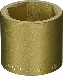Ampco Safety Tools SS-3/4D55MM Socket, Standard, Non-Sparking, Non-Magnetic, Corrosion Resistant, 3/4