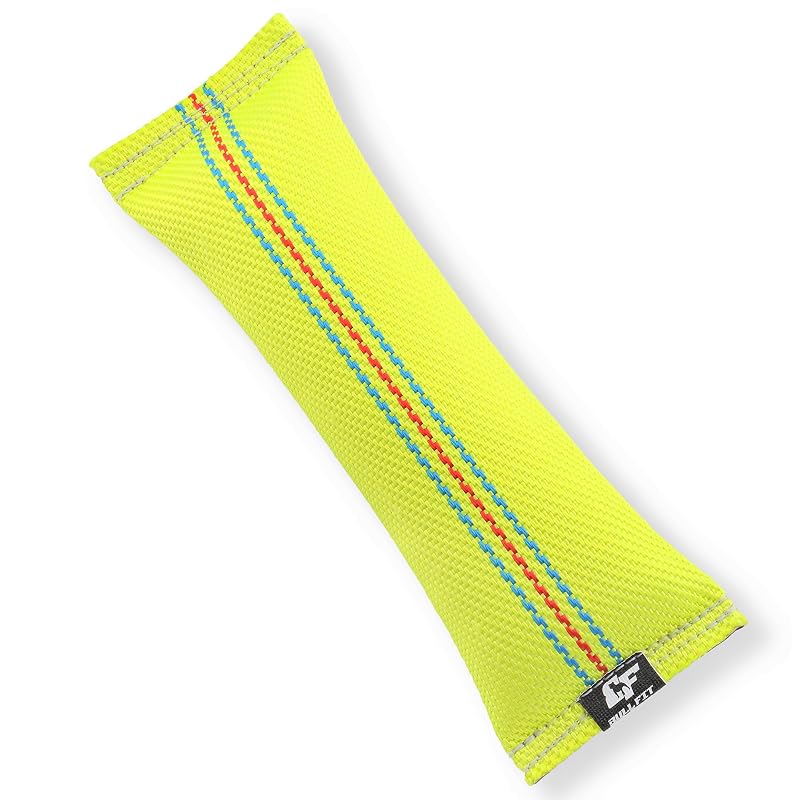 Brinquedo flutuante para cães 2 em 1 de mangueira de incêndio Bull Fit para buscar e cabo de guerra, 24,89 x 6,10 cm