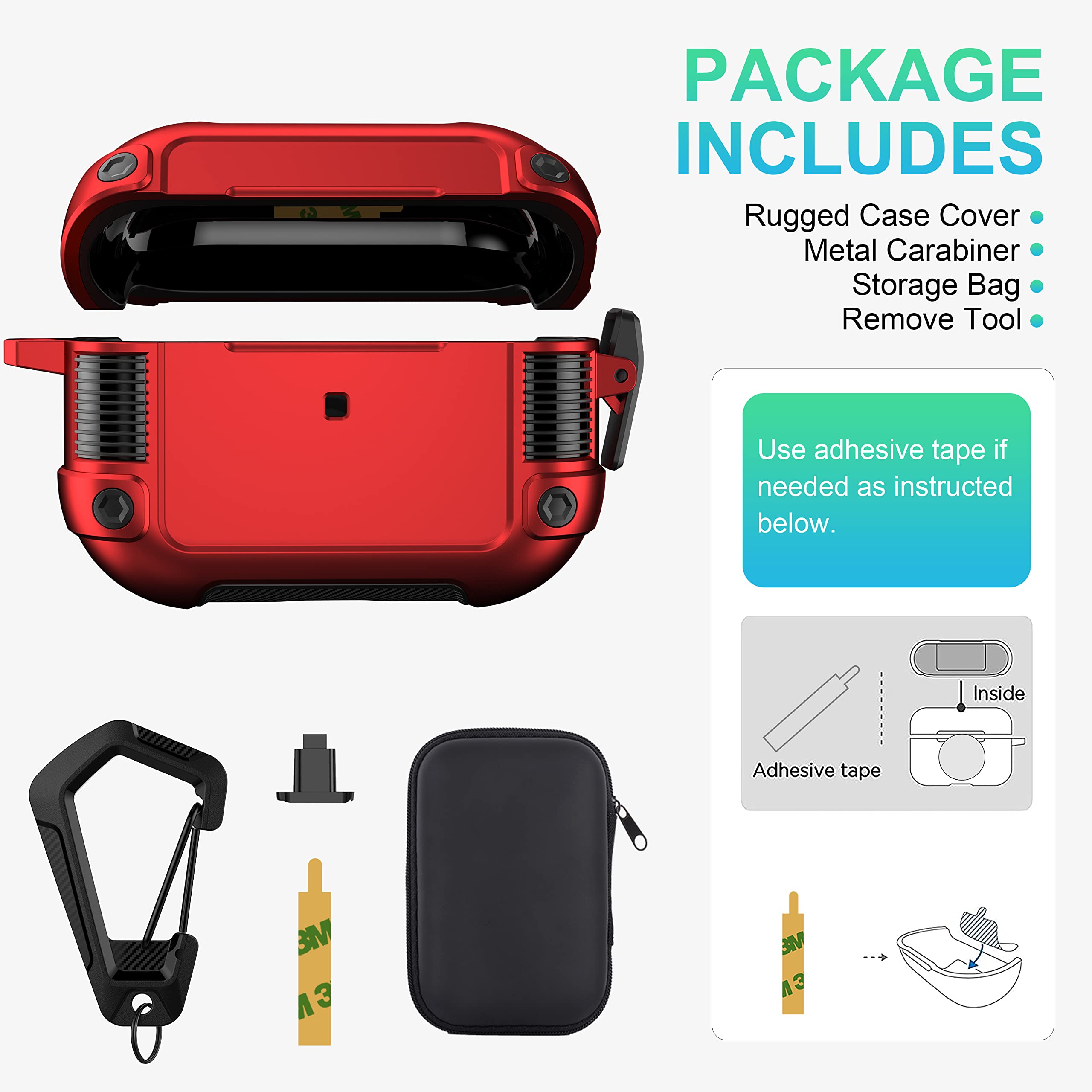 Valkit (ヴァルキット) Airpods Pro対応 ケースカバー ロック Amazon | Valkit (ヴァルキット) Airpods Pro対応 ケースカバー