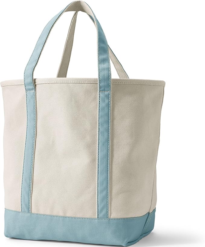 Bolso Tote de Lona Lands' End Open Top miniatura 4