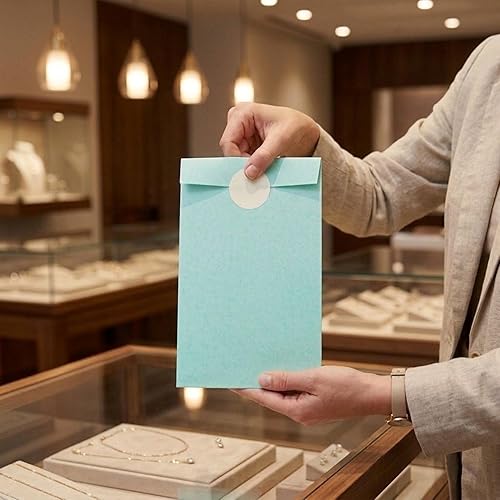 Miniatura 5 de Quotidian Paquete de 100 bolsas de papel pequeñas a prueba de grasa para galletas de panadería, sellos de tarjetas de panadería, regalos de fiesta