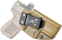 Vista 107 de CYA Supply Co. Funda para llevar armas dentro del cinturón, Base Optics Ready (Flat Dark Earth) Portador Oculto en la Pretina, IWB, Compañía