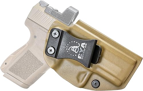 Miniatura 107 de CYA Supply Co. Funda para llevar armas dentro del cinturón, Base Optics Ready (Flat Dark Earth) Portador Oculto en la Pretina, IWB, Compañía