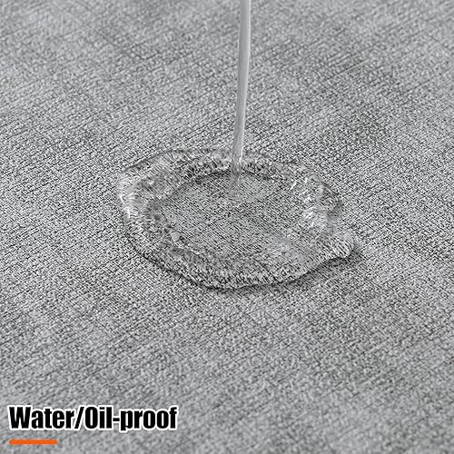 Miniatura 4 de Homaxy Manteles individuales y posavasos redondos de piel sintética, lavables de doble cara, lavables y resistentes al calor, tapetes de comedor