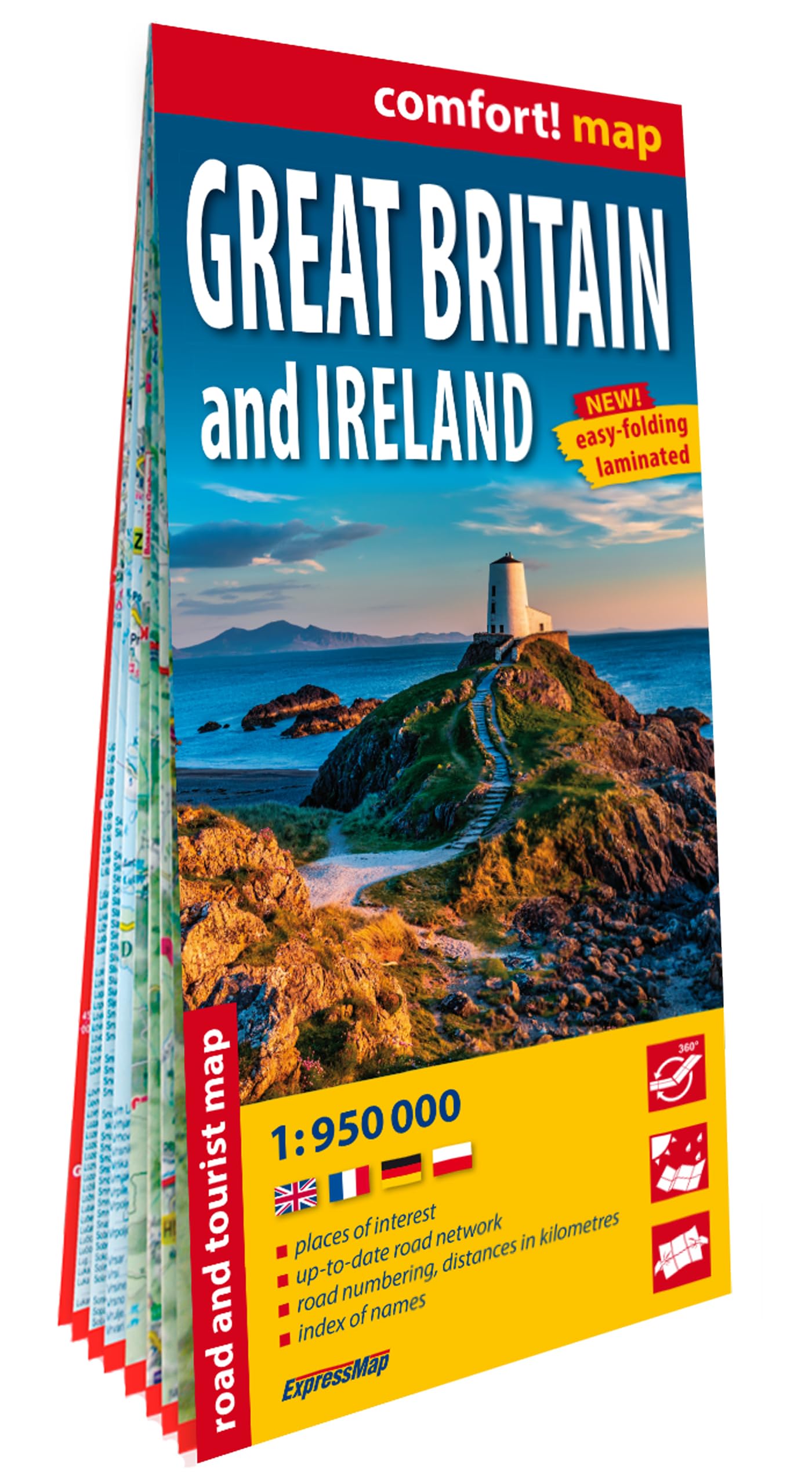 Great Britain Ireland (comfort! map)