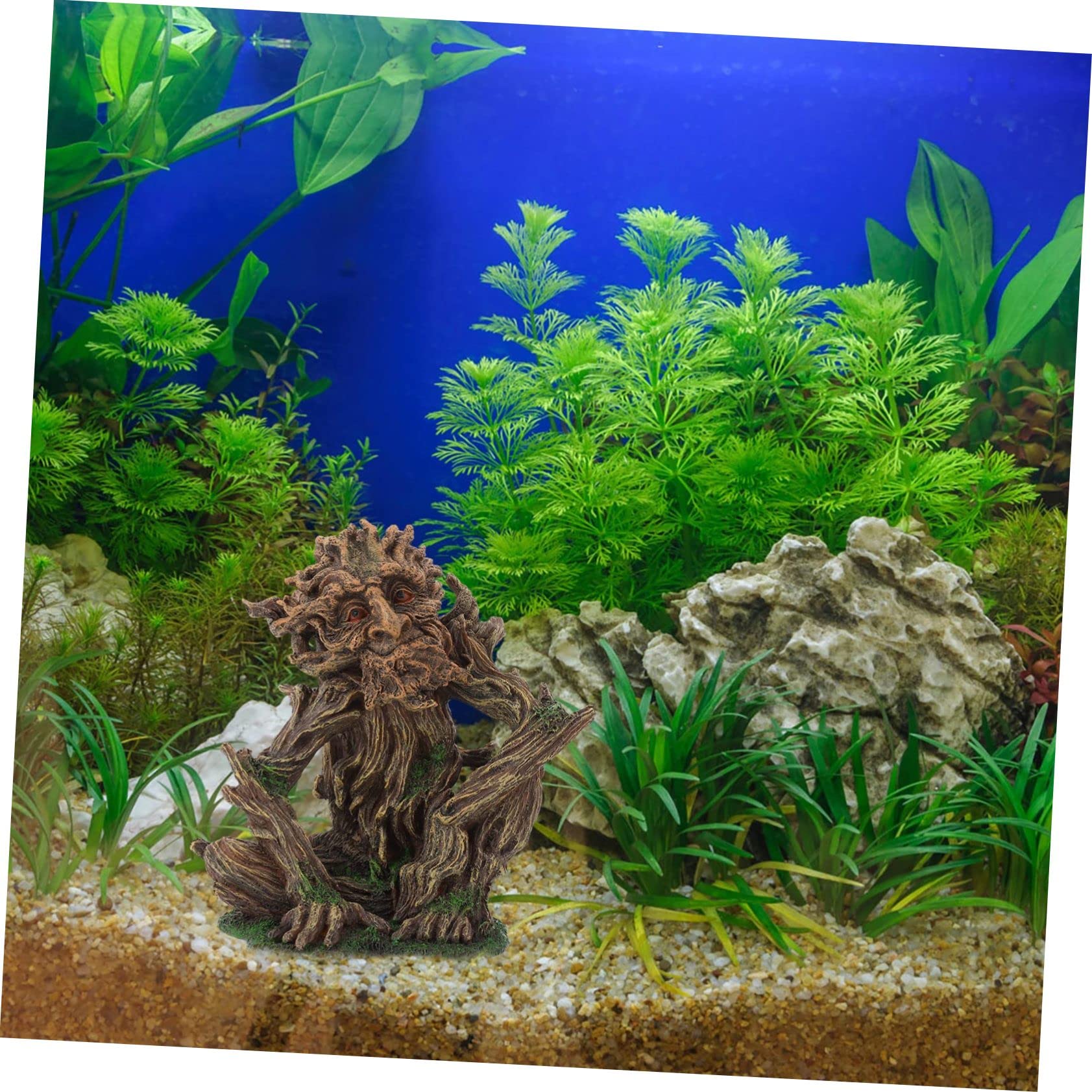 Angoily 1stück Kreative Fisch Tank Resin Dekoration Mit Versteck Für Garnelen Und Fische Realistische Aquarien Landschaftsgestaltung Für Hauswärmung Und Aquarienliebhaber