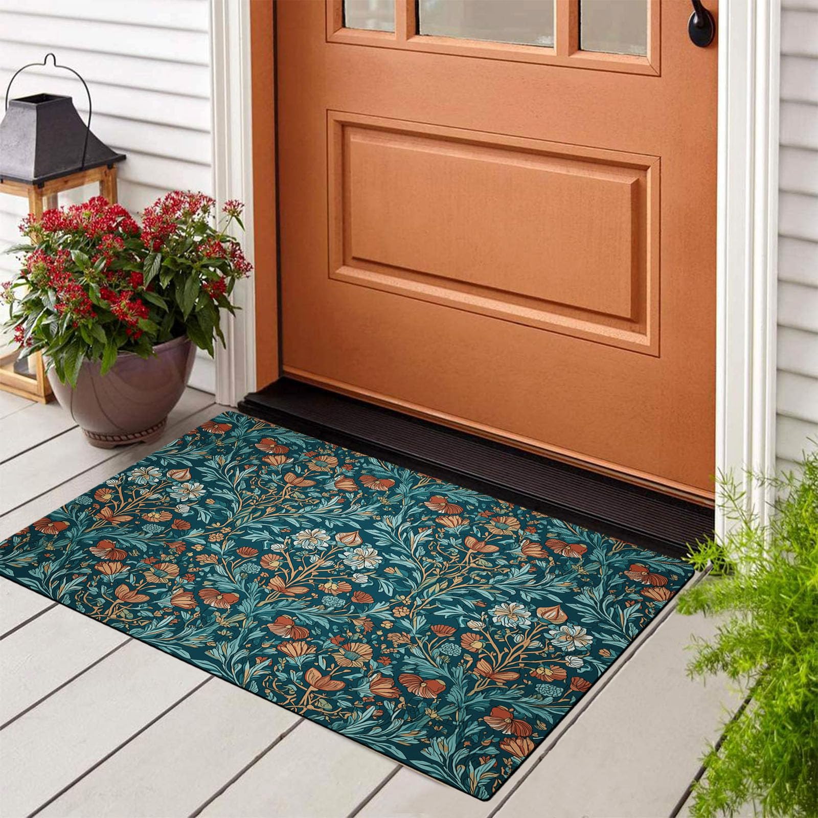 Tapis pour entrée lavable et rétro pour cuisine et salle de bain