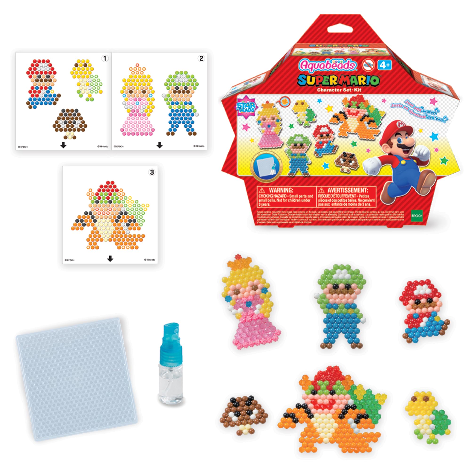Brothers Super Mario Character Set, Art & Craft bead kit 31946