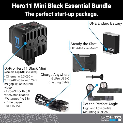 Miniatura 2 de GoPro HERO11 Black - Embalaje de comercio electrónico - Cámara de acción impermeable con video Ultra HD 5.3K60, fotos de 27MP, sensor de imagen de