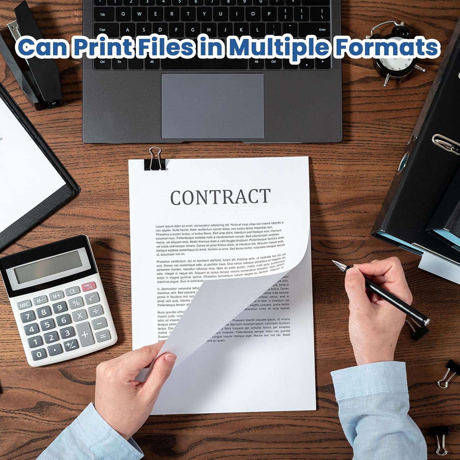 Itari M832 M834 Portable Printer Thermal Paper, US Letter Thermal Paper - 8.5'' x 11'', Advance Thermal Printing, Thermal Roll Paper Compatible with M08F M832 M834 Portable Printer, 2 Rolls