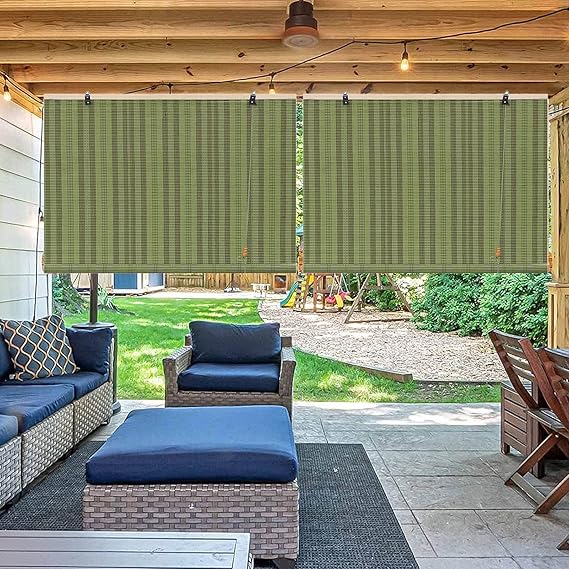 Amazon.de DUYULIANG Bambus Rollo Hochwertiges FensterRollo