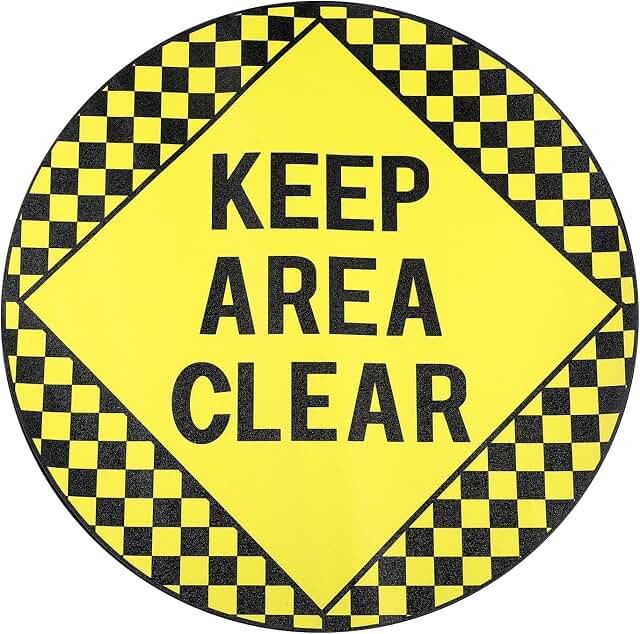 Yexiya Keep Area Clear Sign