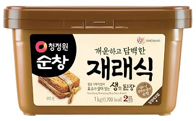 Doenjang - Premium Korean Soybean Paste [Original, 2.2 lb (1kg)] – Fermented Korean Miso-Style Bean Paste for Doenjang Jjigae, Stews, Soups, Marinades & Dipping Sauces – Rich Umami Korean Pantry Essen