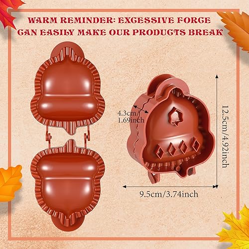 Miniatura 9 de Molde para pastel de mano, mini prensatelas de bolsillo, molde para pastel de otoño, molde para hacer pasteles de otoño, herramienta de molde de