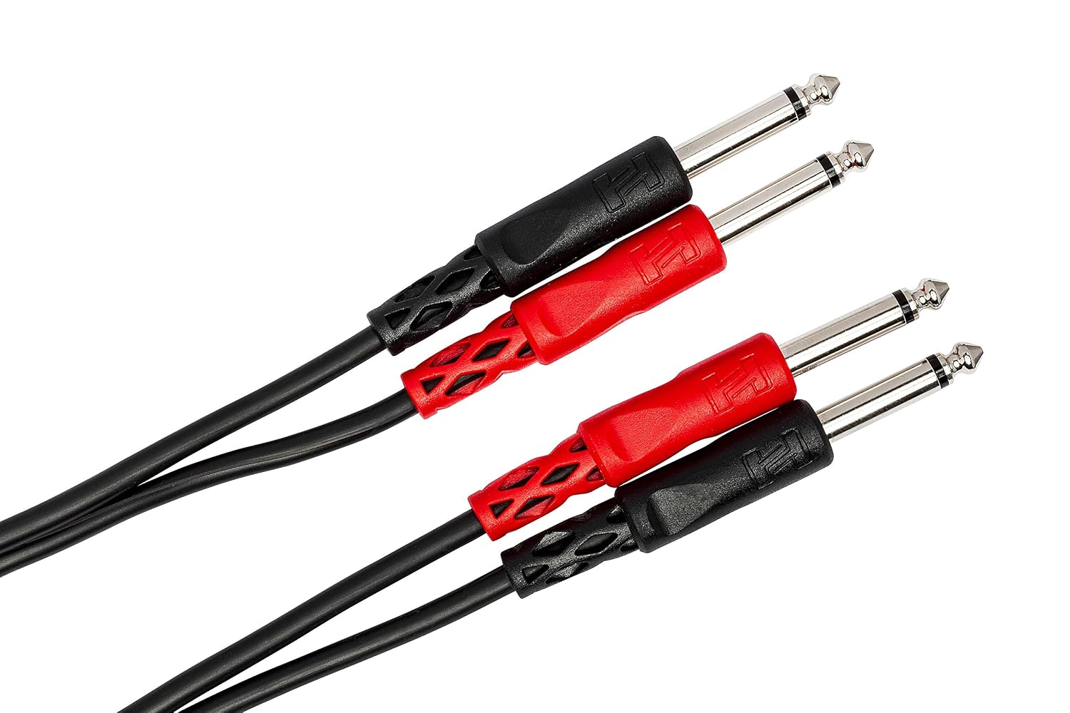 Hosa Stereo Interconnect Cable - 2 Meters & 3.5 mm TRS to Dual 1/4" TS Stereo Breakout Cable - 3 Feet