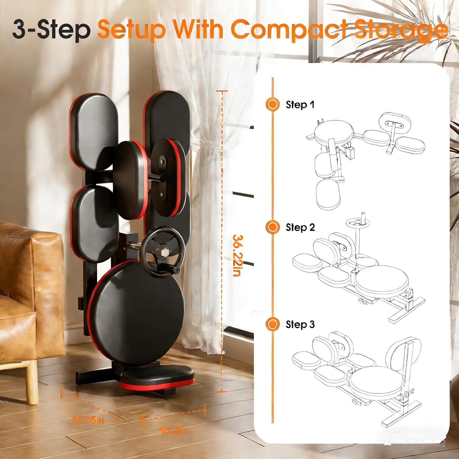 TDH Leg Stretcher, 300LBS Stretcher Machine,210° Adjustable Split Machine for Ballet, Dance,Yoga, Flexibility Stretching Equipment to Relieving Leg Muscl,Exercise for Everyone