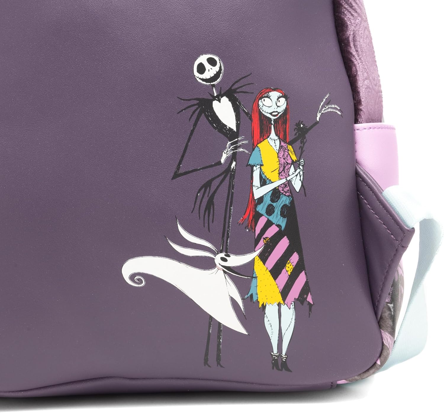 Loungefly Disney Nightmare Before Christmas Glow in the Dark Jack, Sally and Zero Womens Backpack - Image 6