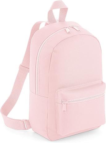 BagBase Mini Essential Knapsack Bag (One Size) (Powder Pink)