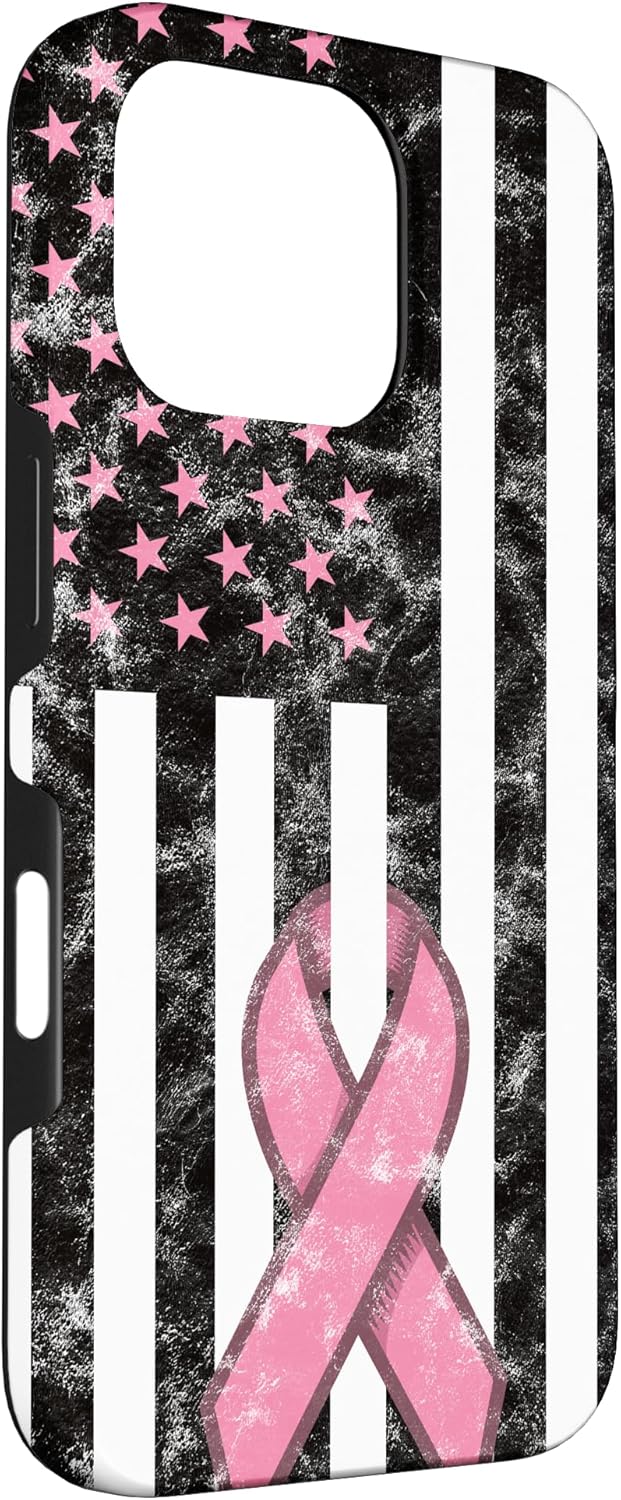 Breast Cancer Case for iPhone 16 Pro