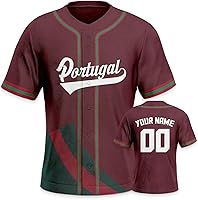 Vista 14 de Custom 2026 World Baseball Jersey Sports Shirt for Fans Men Youth Women Gifts Personalize Your Name Number S-6XL