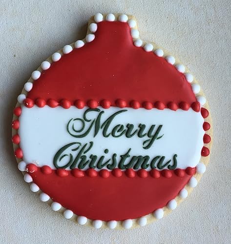 Miniatura 2 de Plantilla de galletas y manualidades de Feliz Navidad de Designer Stencils