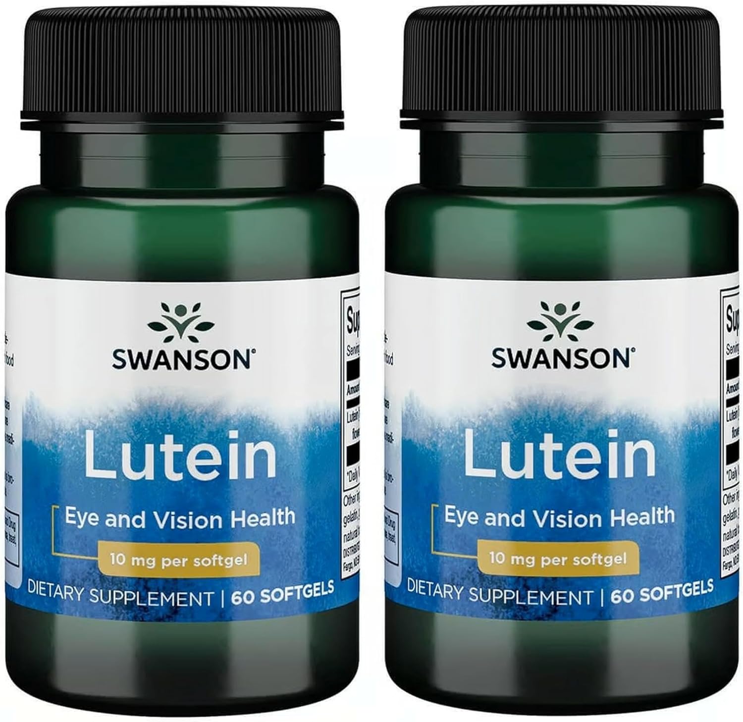 Swanson Lutein 10 Milligrams 60 Sgels (3 Pack)