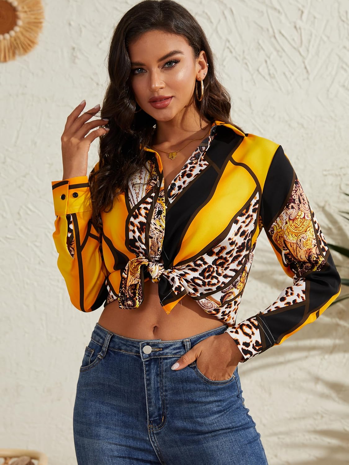  Women's Button Down Shirts Long Sleeve Basic Classic Soft Shirt Collared Fashion Dressy Casual Blouses thumbnail